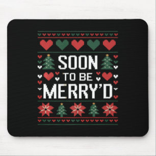 Bald, um froh sein Verlobten Paare Match Ugly C Mousepad