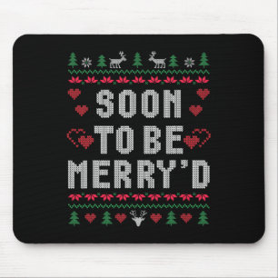 Bald, um froh sein Verlobten Paare Match Ugly C Mousepad