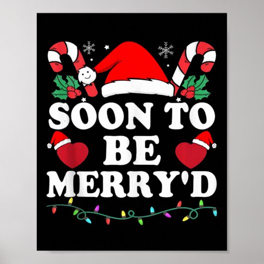 Bald, um fröhlich zu sein Verlobt Matching Paare C Poster (Vorne)