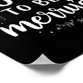 Bald, um fröhlich zu sein Weihnachten Verlobten Co Poster (Ecke)