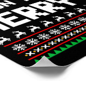 Bald, um fröhlich zu sein Weihnachten Verlobten Co Poster (Ecke)