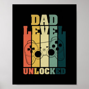 Bald, um Vater Vater Level ungesicherte Schwangers Poster