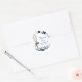 Bald, um wegzuflüstern Vielen Dank, dass Sie hier  Runder Aufkleber (Umschlag)