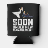 Bald unter der neuen Management Funny Wedding Dosenkühler (Vorderseite)