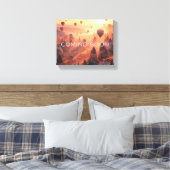 Bald Urlaub Ladscape Print Leinwanddruck (Insitu (Schlafzimmer))