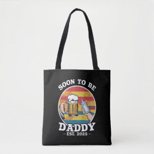 Bald Vater 2025 Erster Vater 2025 Retro  Tasche