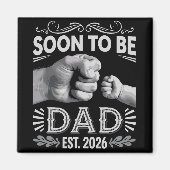 Bald Vater 2026 Schwangerschaftsankündigung Magnet (Vorne)