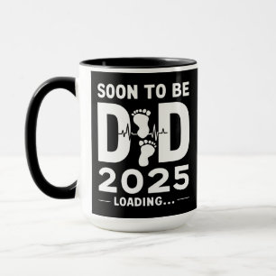 Bald Vater Est 2025 Neuer Vater  Tasse