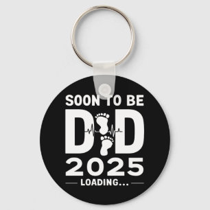 Bald Vater Est 2025 Neuer Vater wird  Schlüsselanhänger