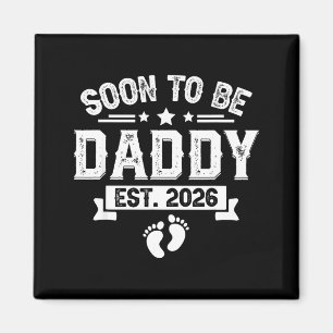 Bald Vater Est. 2026 Vatertag Erste Mal Magnet