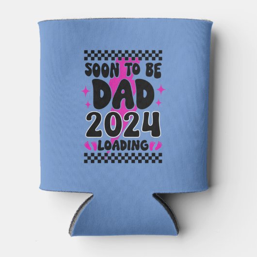 Bald Vater zu sein Schwangerschaft Ankündigung Dosenkühler (Vorderseite)