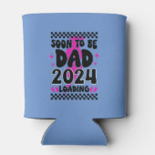 Bald Vater zu sein Schwangerschaft Ankündigung Dosenkühler (Rückseite)