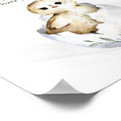 Bald verlosen wir Baby Dusche Windeln Gewinnspiel Poster (Ecke)