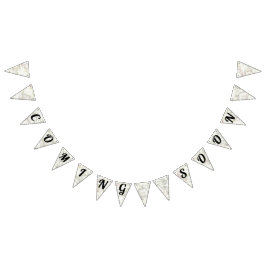 Bald Vintage Karte Willkommen Reisespeicher Dusche Wimpelkette