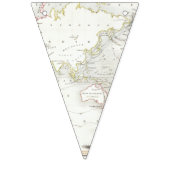 Bald Vintage Karte Willkommen Reisespeicher Dusche Wimpelkette (Zweite Fahne)