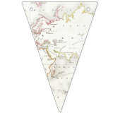 Bald Vintage Karte Willkommen Reisespeicher Dusche Wimpelkette (Erste Fahne)