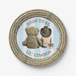 Bald werden Lil' Cowboy Baby Shower Cake Teller