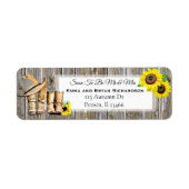 Bald werden Mr. und Mrs. Rustic Wedding Einladung (Vorne)