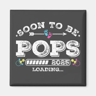 Bald werden Pop 2025 Beladen Platz Magnet