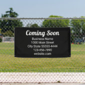 Bald werden schwarze und weiße Unternehmen Banner (Insitu)