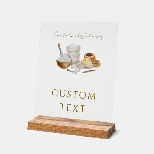 Bald werden Sie Brautparty-Karten und Geschenke we Acrylschild (Winkel)