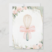 Bald werden wir weggeblasen Pink Floral Brautparty Dankeskarte (Rückseite)