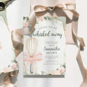 Bald werden wir weggeblasen Pink Floral Brautparty Einladung