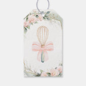 Bald werden wir weggeblasen Pink Floral Brautparty Geschenkanhänger (Rückseite)