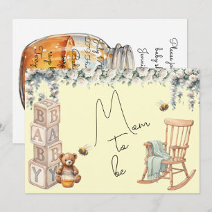 Bald Werdende Mama Baby Shower Digital-Download Einladung
