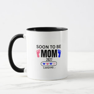 Bald werdende Mutter 2027 Loading, Baby-Party Tasse
