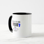 Bald werdende Mutter 2027 Loading, Baby-Party Tasse (Vorderseite Links)