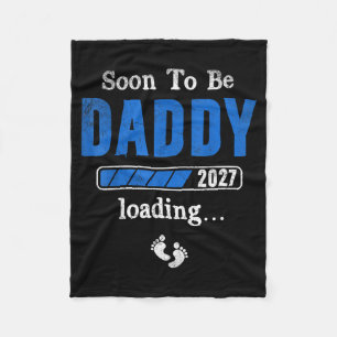 Bald werdender Papa 2027 est 2027 Vatertag erstmal Fleecedecke