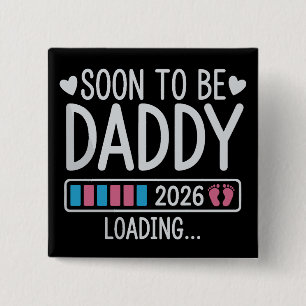 Bald werdender Vater 2026 Schwangerschaftsankündig Button