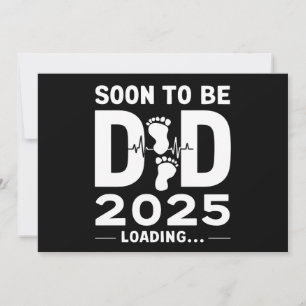 Bald werdender Vater Est 2025 Neuer Dad  Einladung