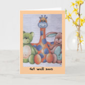 bald wieder gesund werden karte (Gelbe Blume)