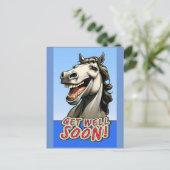 bald wieder gesund werden postkarte (Stehend Vorderseite)