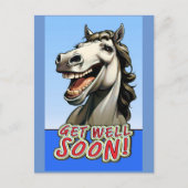 bald wieder gesund werden postkarte (Vorderseite)
