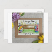 bald wieder gesund werden postkarte (Vorne/Hinten)