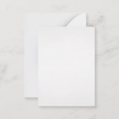 Bald wird Baby Girl Pregnancy Ankündigung (Rückseite)