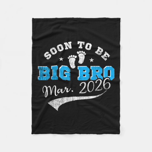 Bald wird Big Bro März 2026 zu einem großen Bruder Fleecedecke (Vorderseite)