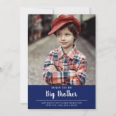 Bald wird Big Brother Blue Pregnancy Ankündigung w (Vorderseite)