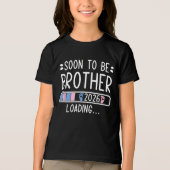 Bald wird Brother 2026 Ladung Schwangerschaft Tri-Blend Shirt (Vorderseite)