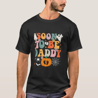 Bald wird Daddy Halloween Pregnancy Ankündigung T-Shirt