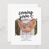 Bald wird das Foto der Schwangerschaft bekannt geg (Vorne/Hinten)