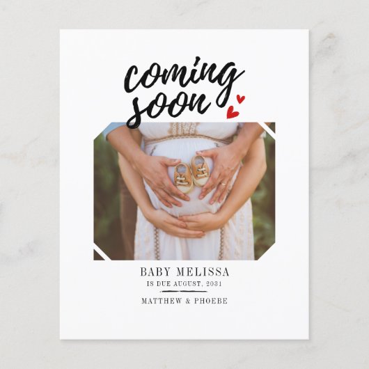 Bald wird das Foto der Schwangerschaft bekannt geg (Vorderseite)