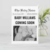 Bald wird die Ankündigung der Schwangerschaft in d (Stehend Vorderseite)