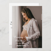 Bald wird die Ankündigung einer Schwangerschaft im (Vorne/Hinten)