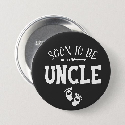 Bald wird die Onkel zu Onkel Runde Button (Vorne & Hinten)