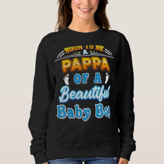 Bald wird ein Pappa eines schönen Baby Boy Vater. Sweatshirt