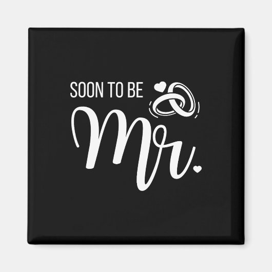 Bald wird er Frau Verheiratet Bride und Gro sein Magnet (Vorne)